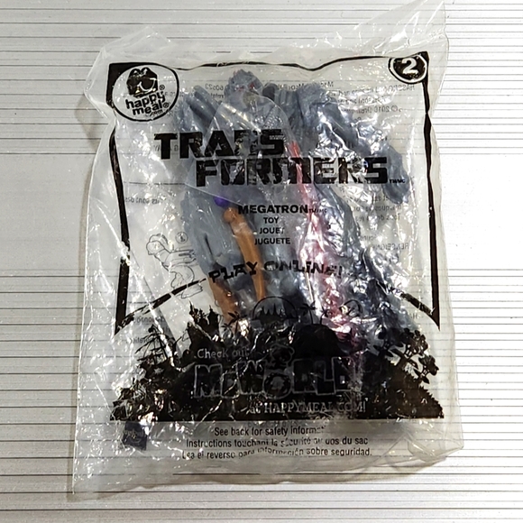 2010 Transformers McDonald’s Happy Meal #2 New Sealed Megatron Juguete Hasbro - Picture 7 of 8